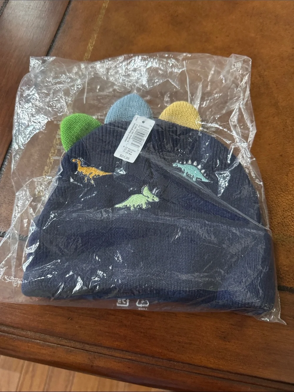GAP Baby & Toddler Navy Dino Beanie, NWT